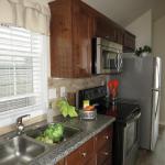 Park Series RV Park Homes model Modish 501 kitchen