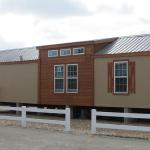 Athens Park Homes Classic Model 1208 on display at Recreational Resort Cottages and Cabins in Rockwall, Texas